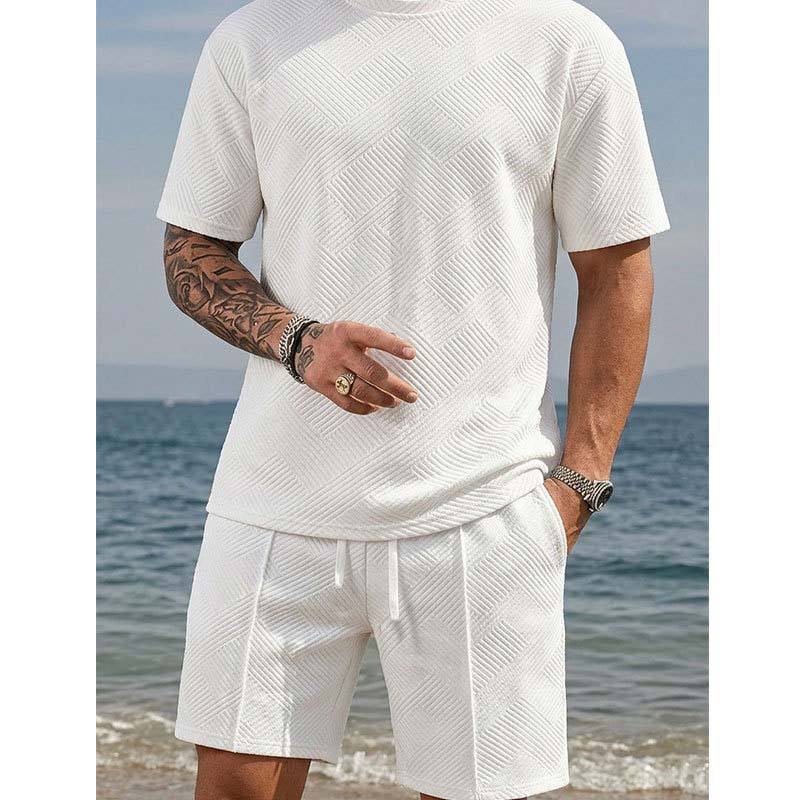 Olly - Conjunto jacquard camiseta y pantalón