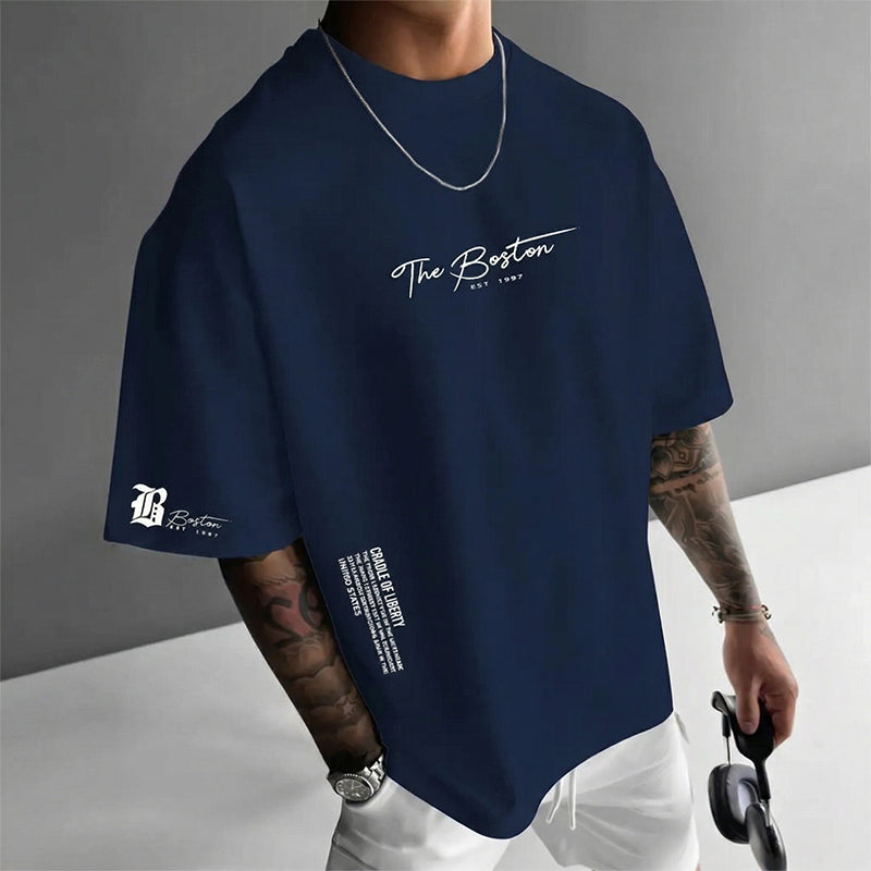 THE BOSTON (EDICIÓN LIMITADA) - Camiseta oversize de alta calidad