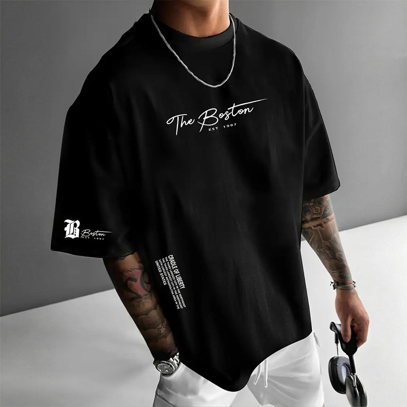 THE BOSTON (EDICIÓN LIMITADA) - Camiseta oversize de alta calidad
