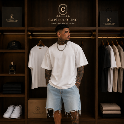 Lil - Camiseta gruesa oversize