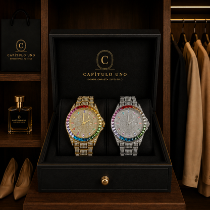 Orion - Reloj con piedras y cristales