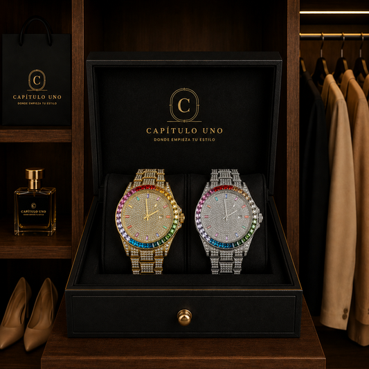 Orion - Reloj con piedras y cristales