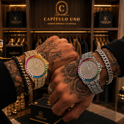 Orion - Reloj con piedras y cristales