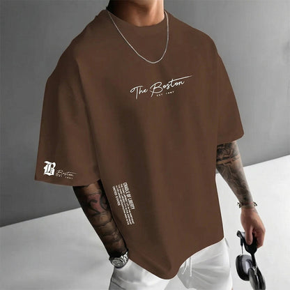 THE BOSTON (EDICIÓN LIMITADA) - Camiseta oversize de alta calidad