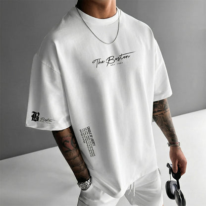 THE BOSTON (EDICIÓN LIMITADA) - Camiseta oversize de alta calidad