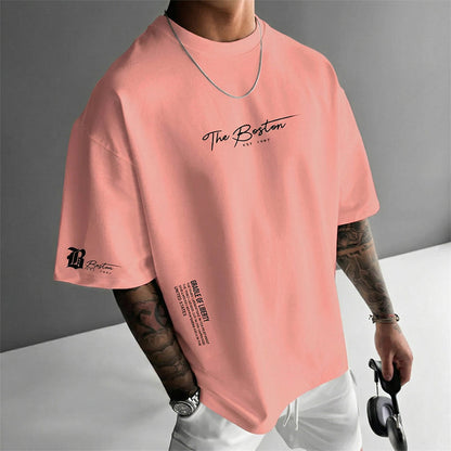 THE BOSTON (EDICIÓN LIMITADA) - Camiseta oversize de alta calidad