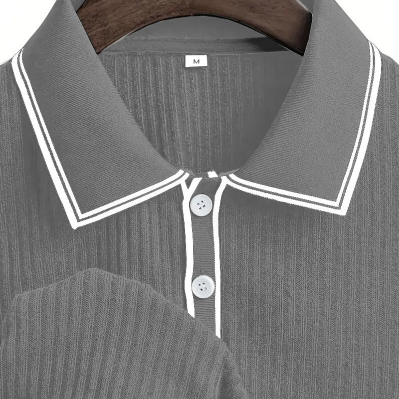 Solano Rib - Polo acanalado