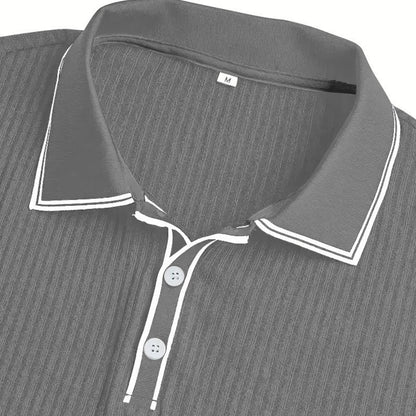 Solano Rib - Polo acanalado