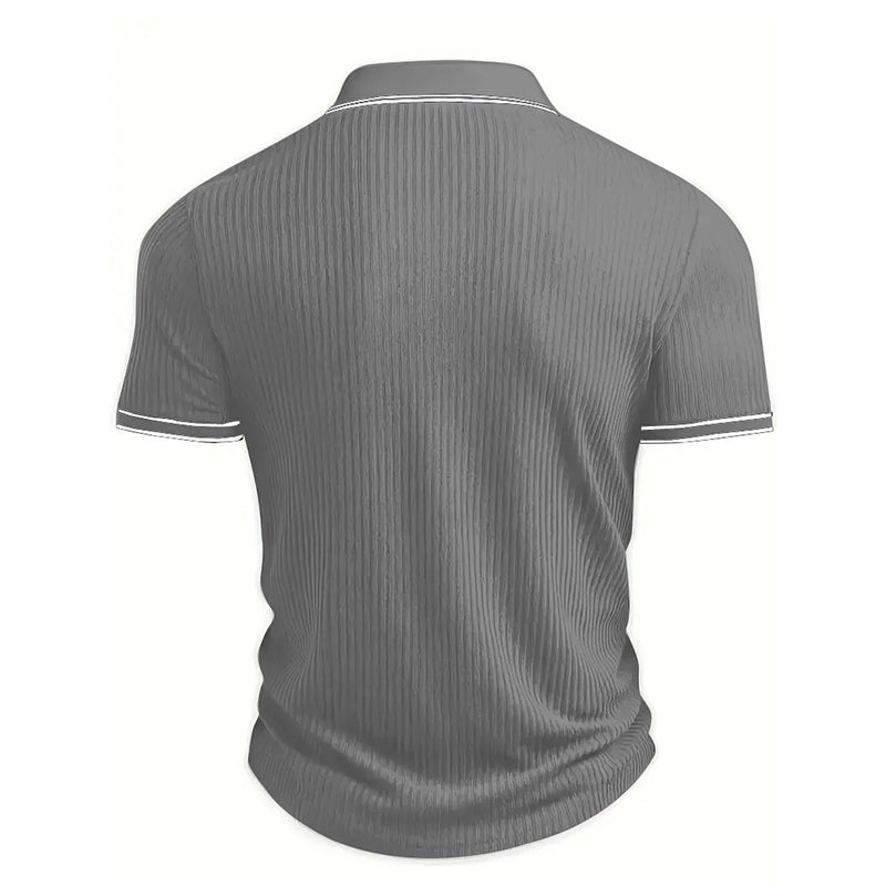 Solano Rib - Polo acanalado