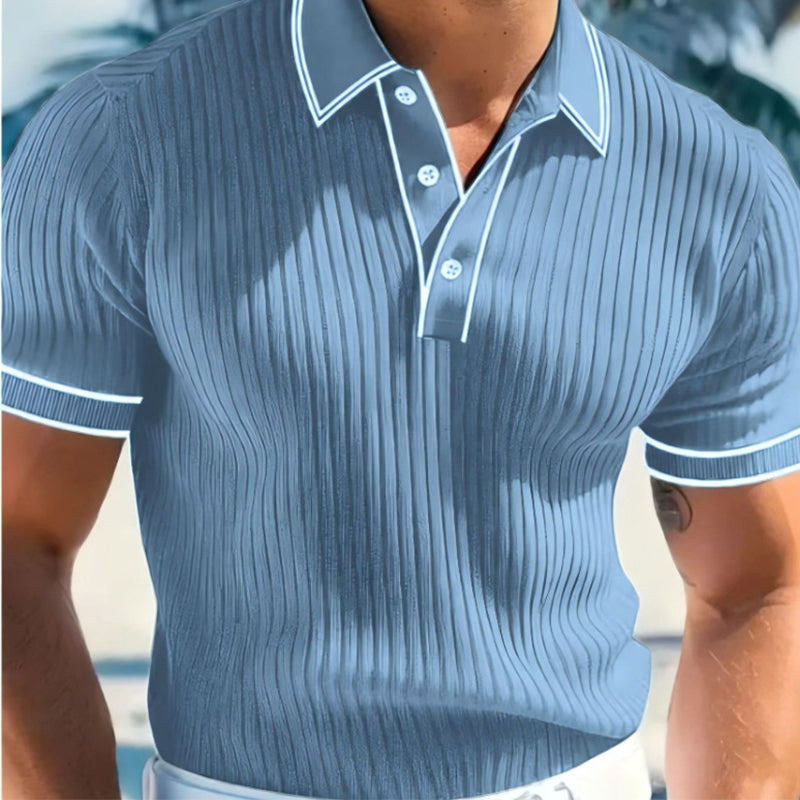 Solano Rib - Polo acanalado