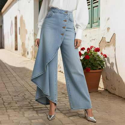 Mimi - Vaquero premium de corte alto