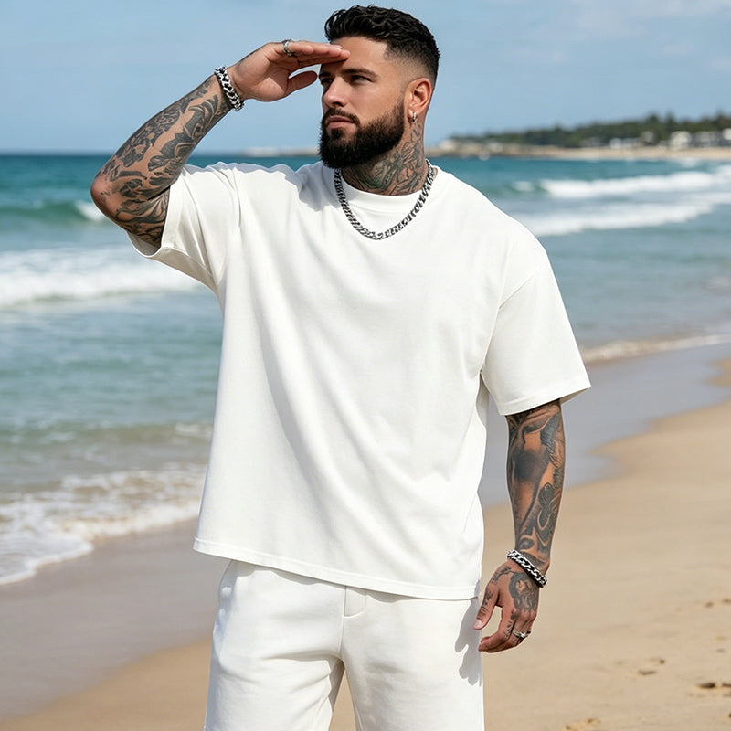 Lil - Camiseta gruesa oversize