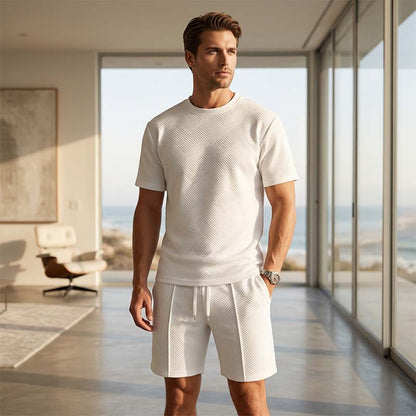 Olly - Conjunto jacquard camiseta y pantalón