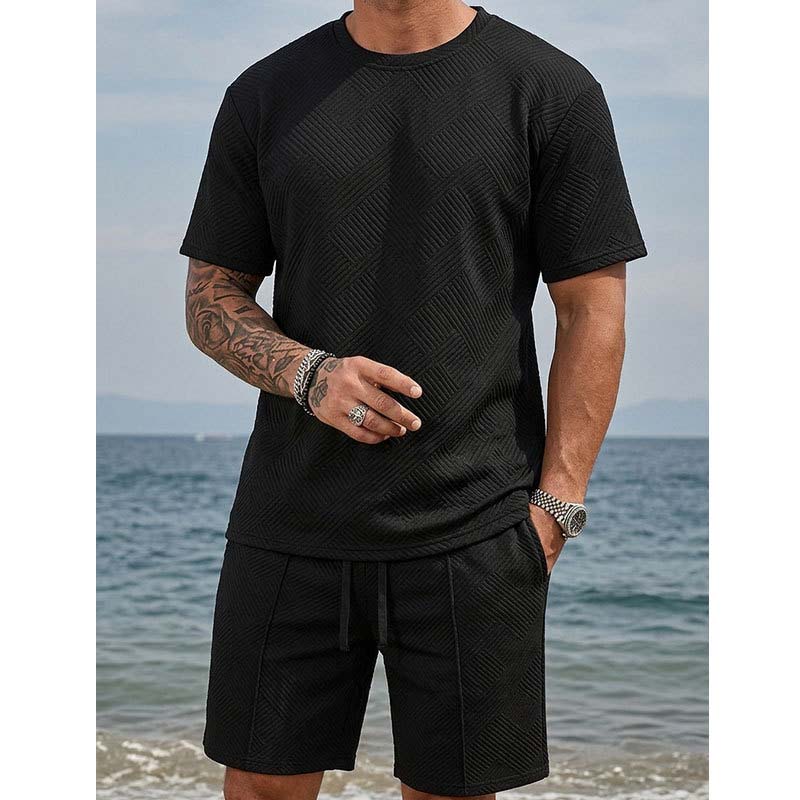 Olly - Conjunto jacquard camiseta y pantalón
