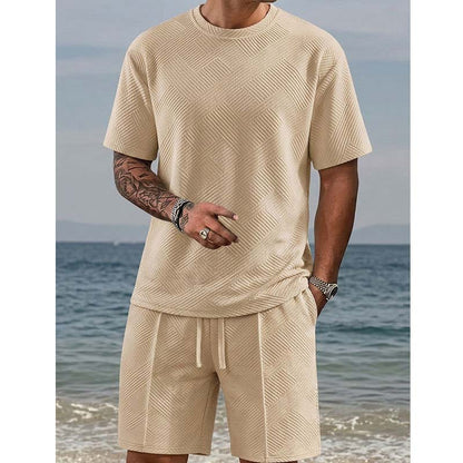 Olly - Conjunto jacquard camiseta y pantalón